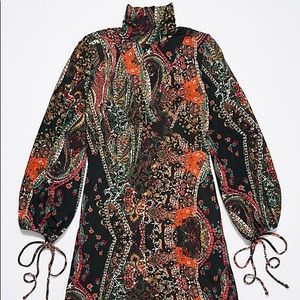 Free People All Dolled Up Mini Dress black/multi